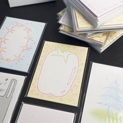 AGUGU23℃的日常盐系便签m5手账本内页笔记本内页替换内页74x105