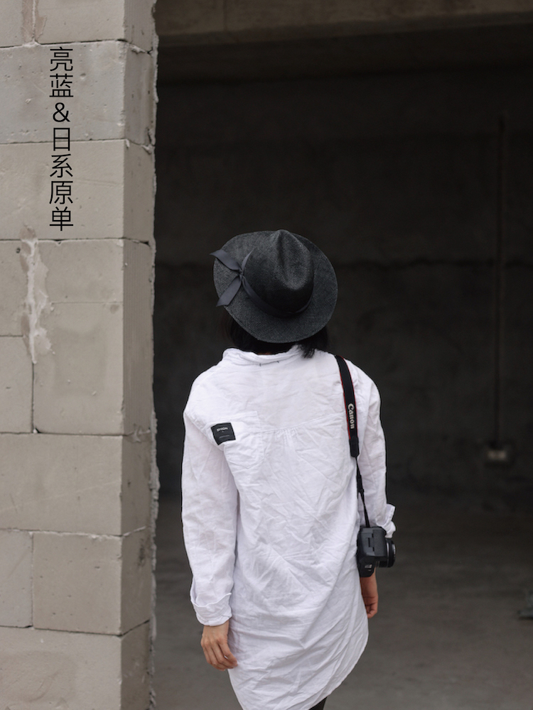 日单帽子夏季黑色礼帽休闲剑麻草遮阳帽女式巴拿马日系草编帽