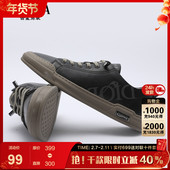 古鲨黑色舒适百搭懒人一脚蹬板鞋 新款 字母轻便休闲鞋 2026春季