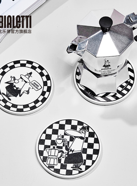 【官方正品】Bialetti比乐蒂摩卡壶垫 咖啡垫ins风隔热垫陶瓷杯垫