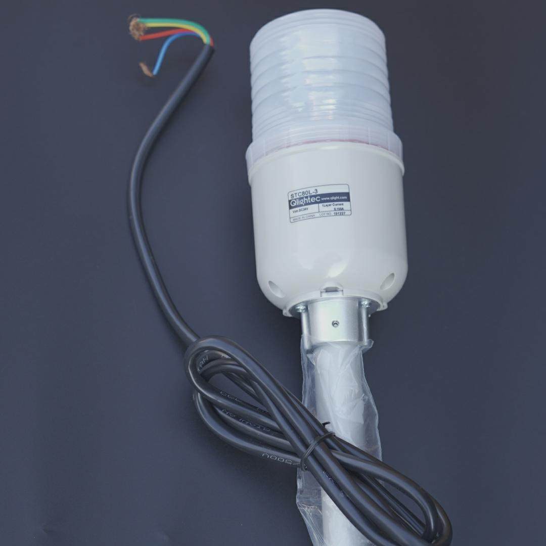 三一吊车操作室24V三色警示灯工作报警灯信号灯LED螺纹固定指示灯