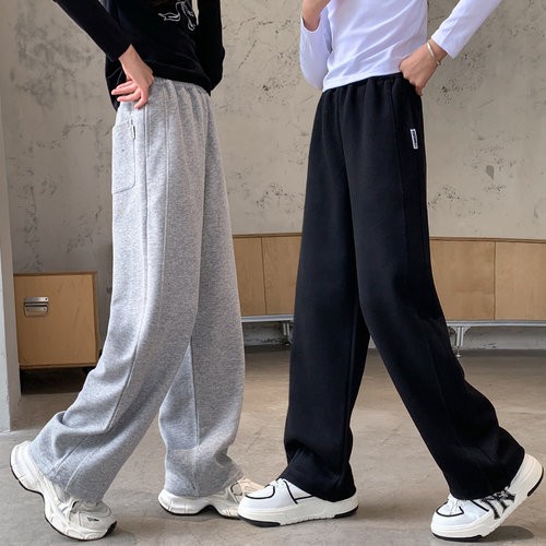 女童阔腿长裤春装2026新款运动裤