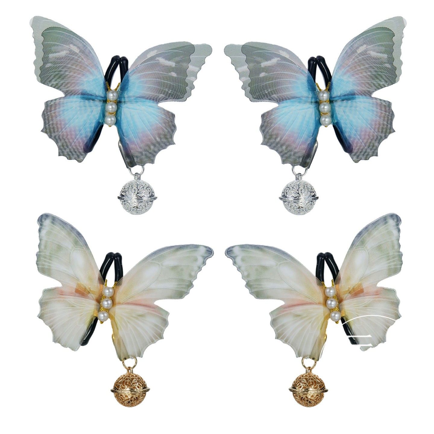 女性感森系胸饰复古高级感花花蝴蝶装饰扣珍珠吊坠金色链条身体链,女士内衣/男士内衣/家居服,内衣配件,淘宝优惠券,粉丝福利购,淘宝优惠卷