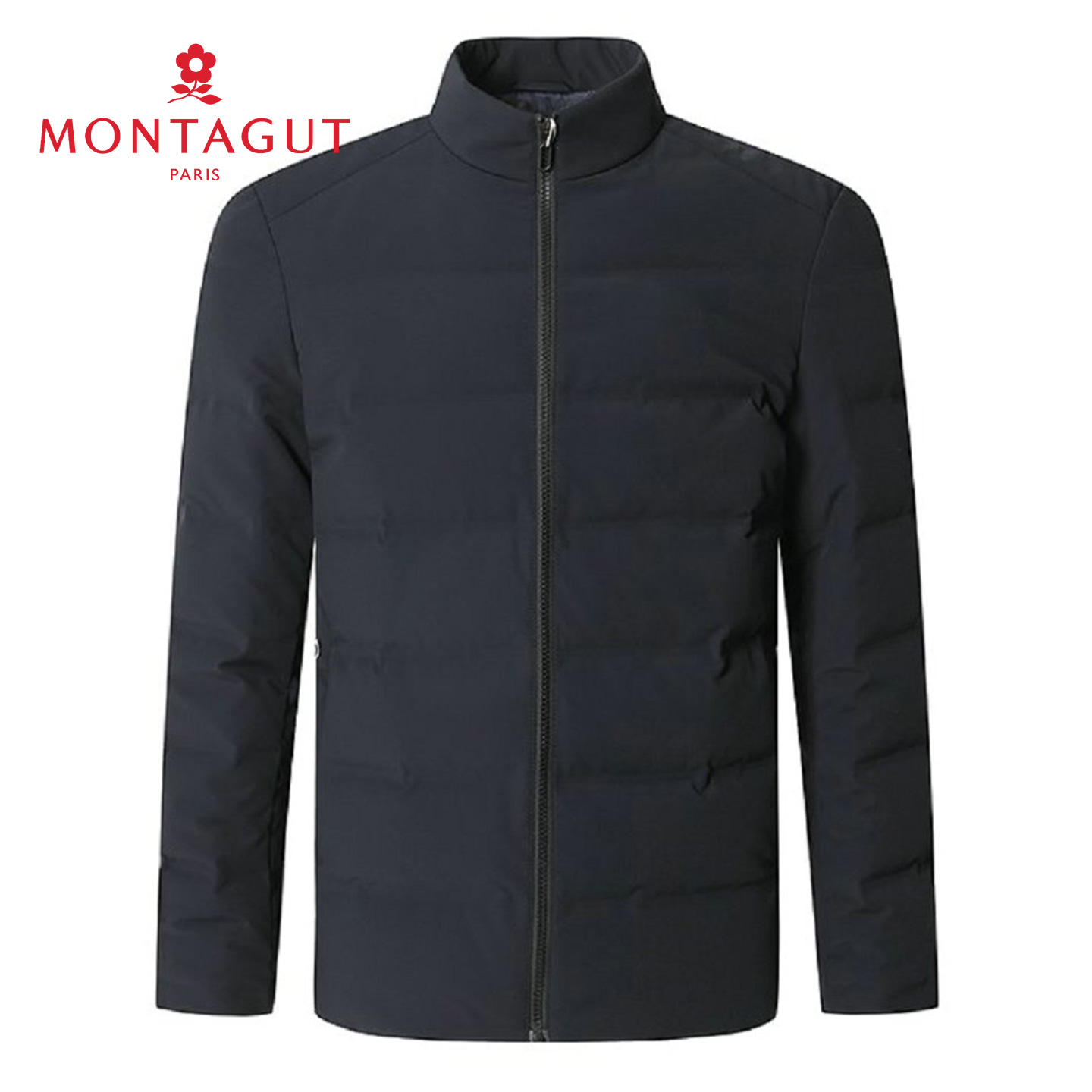 梦特娇90白鹅绒/专柜]立领羽绒服