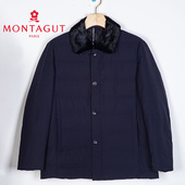 白鹅绒 新品 水貂毛领 梦特娇专柜同款 冬季 男士 羽绒服2341040DW51