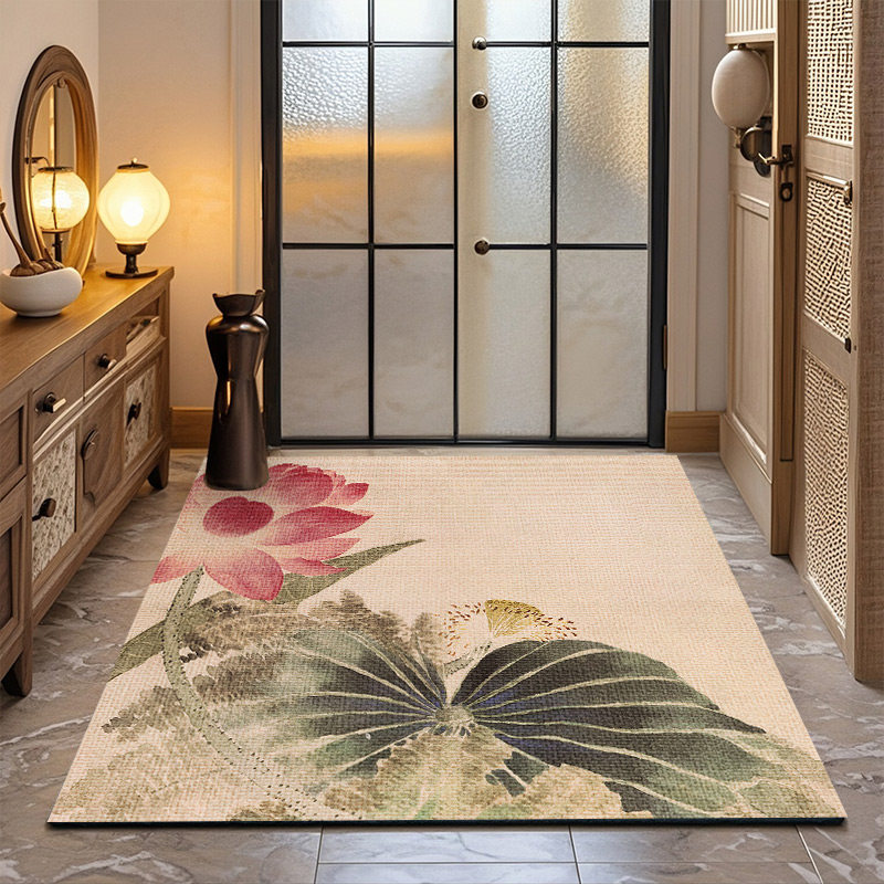 皮革入户门地垫2025新款家用免洗入门玄关脚垫进门中古风门口地毯,居家布艺,入户地垫,淘宝优惠券,粉丝福利购,淘宝优惠卷