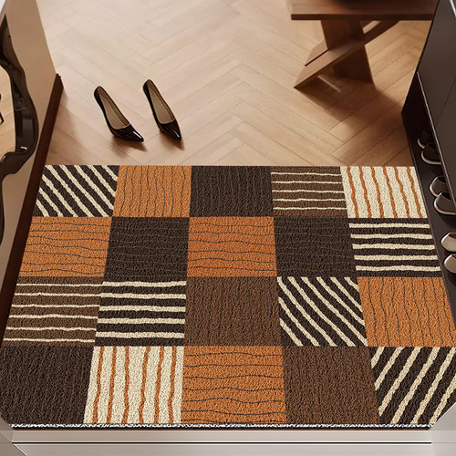 入户玄关丝圈防滑地垫高级感