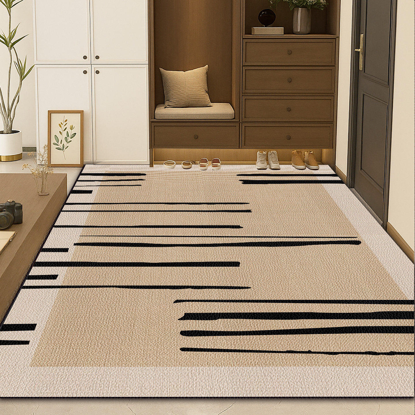 PVC地垫入户门可裁剪脚垫子家用轻奢皮革进门垫玄关可擦免洗地毯,居家布艺,入户地垫,淘宝优惠券,粉丝福利购,淘宝优惠卷