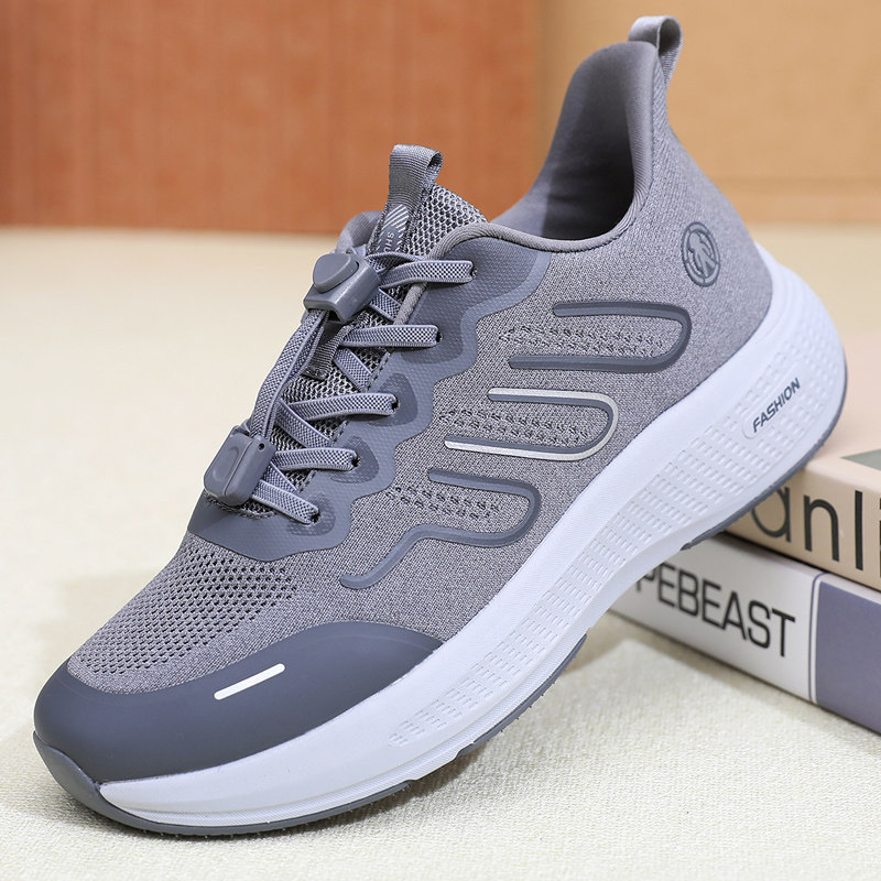 老北京布鞋健步鞋男透气防滑轻便中老年爸爸运动鞋舒适软底休闲鞋