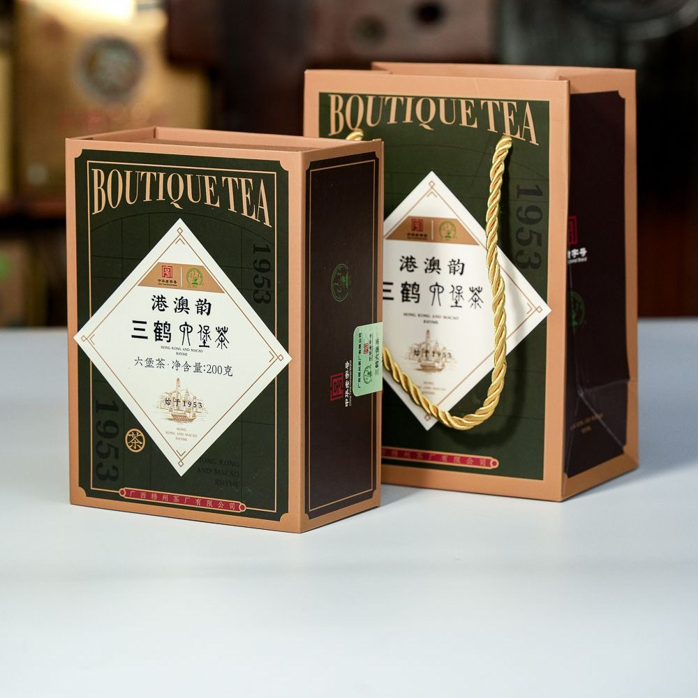 三鹤【港澳韵】200克特级2013年陈化六堡茶陈韵醇甘