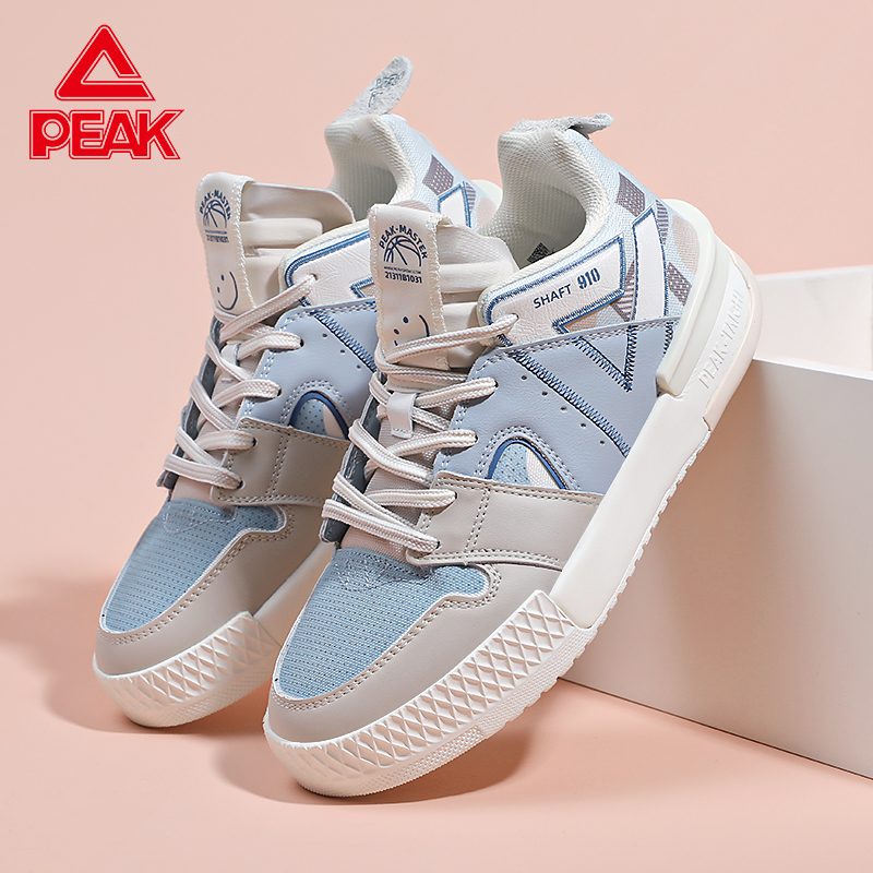 匹克低帮板鞋女态极910女鞋秋冬季透气休闲鞋厚底增高百搭运动鞋