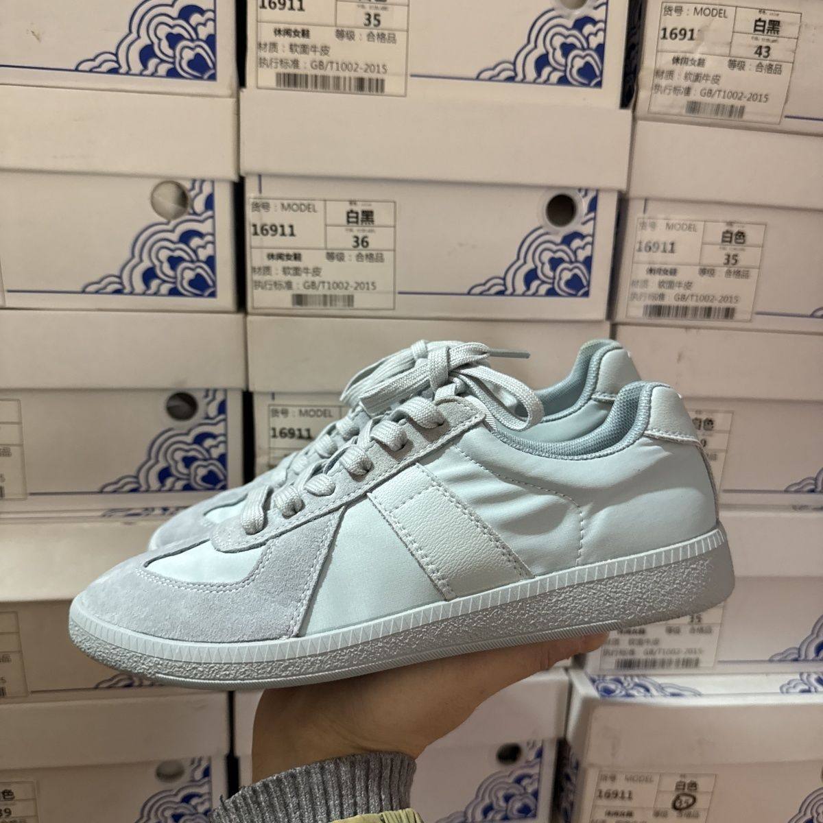 品牌撤柜断码平底真皮德训鞋女春秋透气超软多巴胺韩版板鞋女新款,女鞋,德训鞋,淘宝优惠券,粉丝福利购,淘宝优惠卷