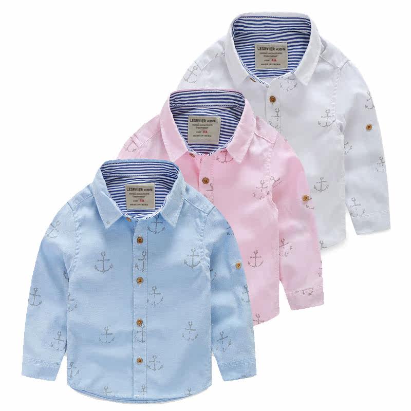 Chemise garcon à manche longue - Ref 2081894 Image 1