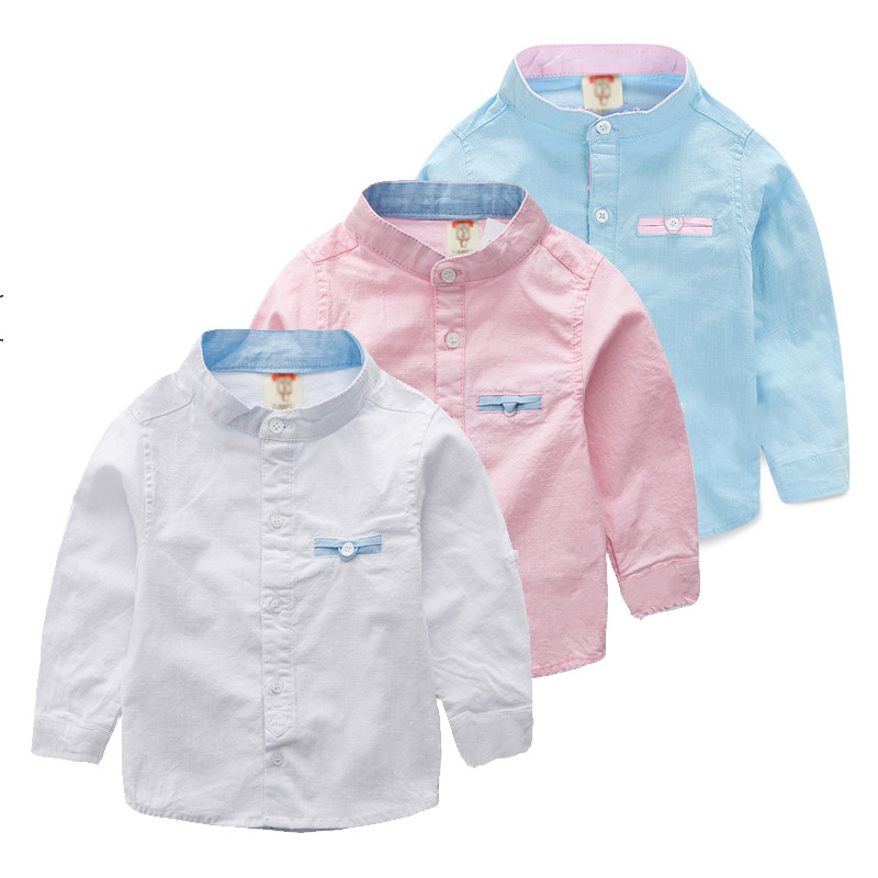 Chemise garcon à manche longue - Ref 2076318 Image 1