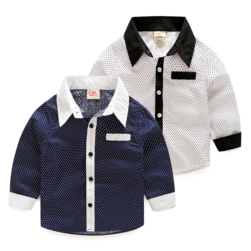 Chemise garcon à manche longue - Ref 2081919 Image 1