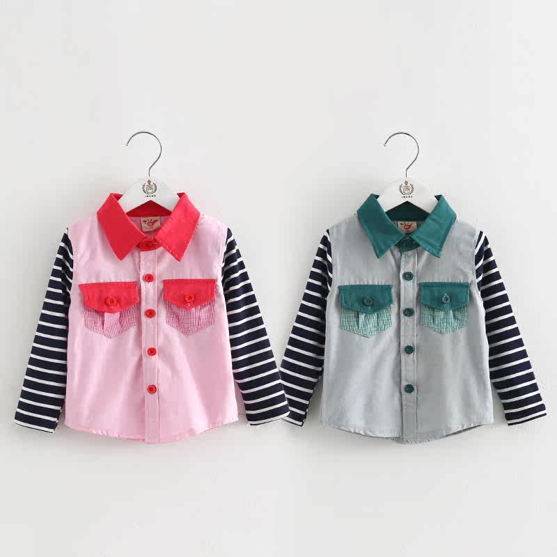 Chemise garcon à manche longue - Ref 2081979 Image 1