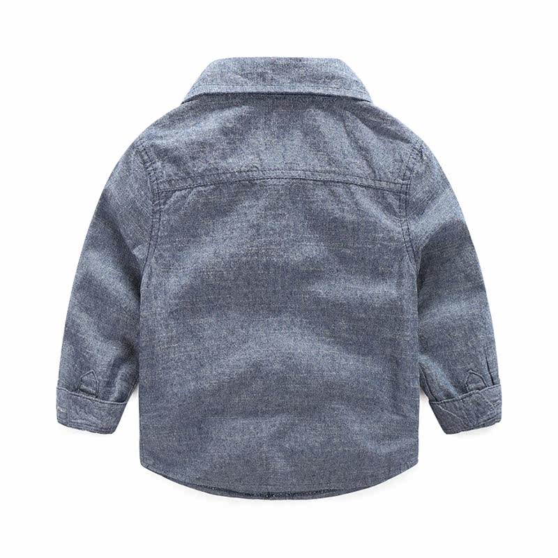 Chemise garcon à manche longue - Ref 2081915 Image 3