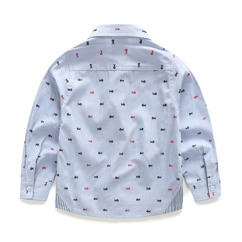 Chemise garcon à manche longue - Ref 2081934 Image 3