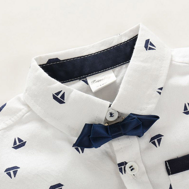 Chemise garcon à manche longue - Ref 2081913 Image 3