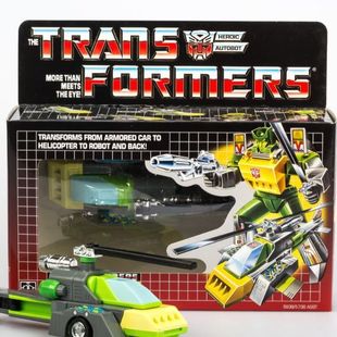 变形玩具金刚G1弹簧复刻版 未拆封 1984动画直升机全新盒装