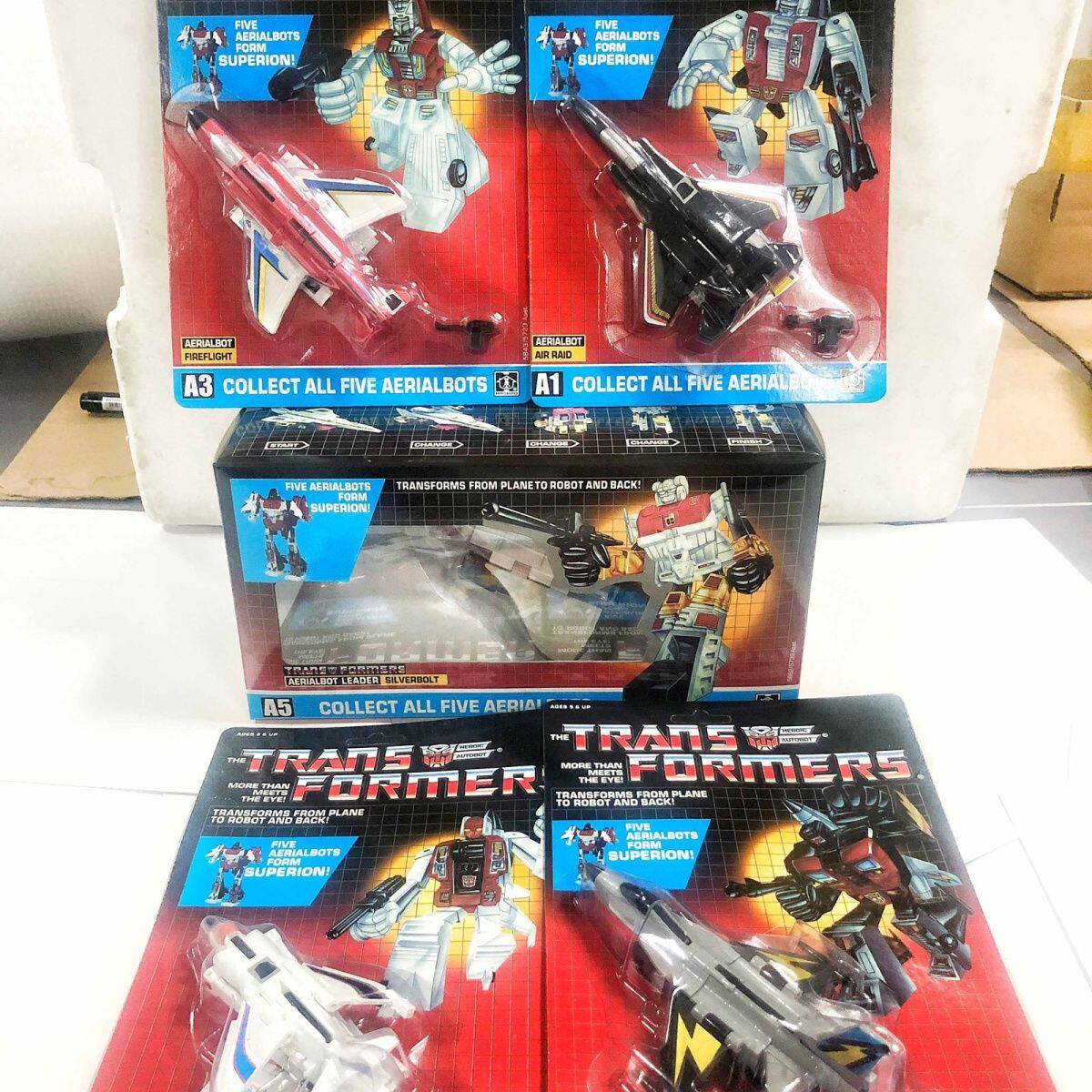 变形玩具金刚 G1 大无畏 卡板 动画1984  合体 全新未拆封 包邮