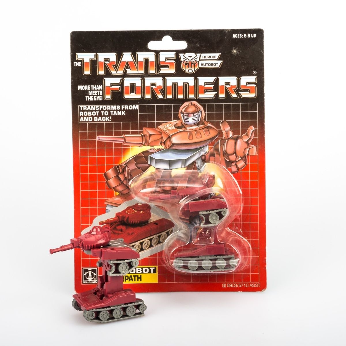 变形玩具金刚 G1 战戟 士兵级 动画1984 霸天虎全新未拆封卡板