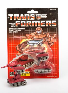 变形玩具金刚 G1 战戟 士兵级 动画1984 霸天虎全新未拆封卡板