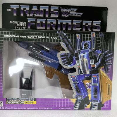 变形玩具金刚 G1 挽歌 动画1984 霸天虎全新未拆封盒装 包邮