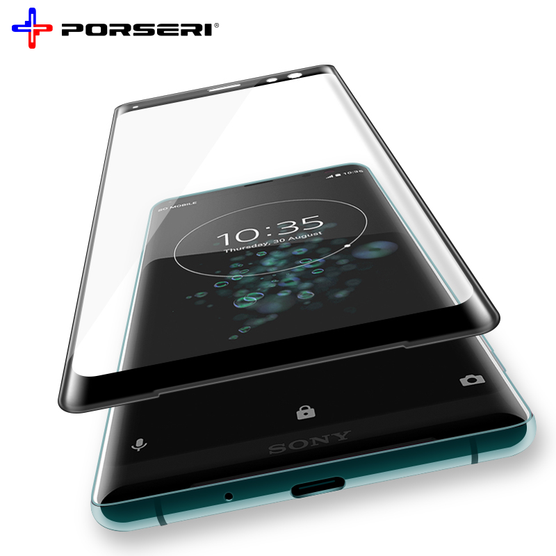 宝仕利索尼xz3钢化膜全屏xz4曲面3D全覆盖Xperia手机玻璃xz2防爆防摔玻璃膜H8296水凝膜全包边高清透明防指纹
