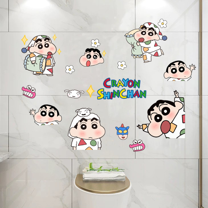 蜡笔小新防水遮丑装饰车贴