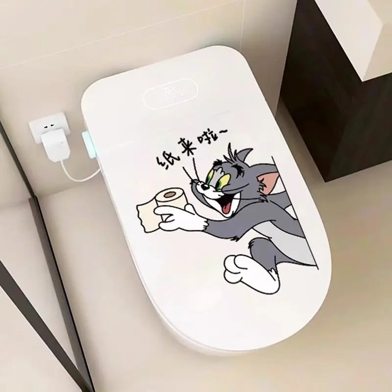 猫和老鼠厕所马桶盖贴画创意个性马桶装饰贴纸浴室卫生间防水贴纸