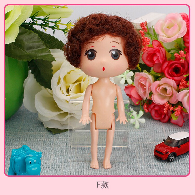 搪胶公仔素体娃娃小女孩DIY