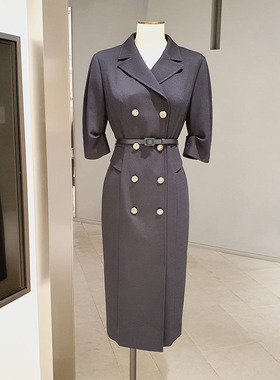 韩国直邮美夏MICHAA23夏季新品半袖显瘦气质连衣裙MIN4-WOP-120