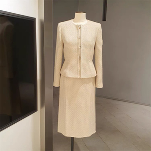 宋慧乔同款 MICHAA韩国专柜代购上衣半身裙MIO9-WJK-060/WSK套装