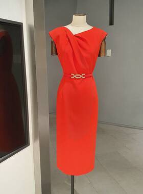 韩国直邮美夏MICHAA  2023夏季新品无袖气质连衣裙 MIN5-WOP-030