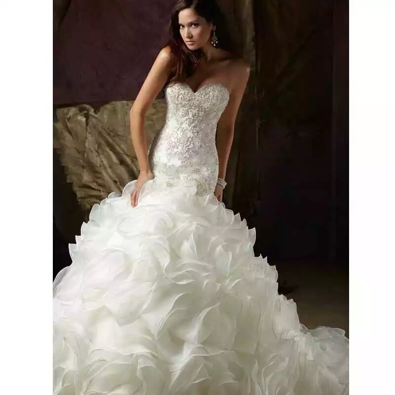 신부 드레스 신부 어머니 드레스 신부 웨딩 드레스 꼬리 사용자 정의