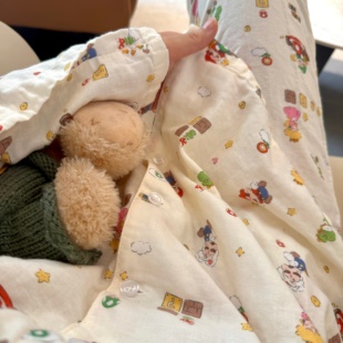 西装领长袖长裤A类100棉双层纱睡衣纯棉纱布母婴级月子家居服