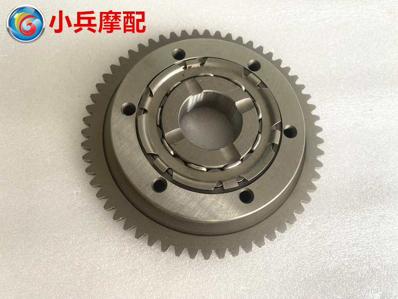 适用新大洲本田CBF125R SHD125-60启动盘超越离合器本体大齿