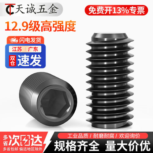 【全网热销】12.9级平端紧定螺丝
