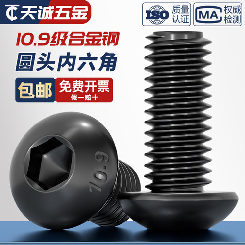 【全网热销】10.9级盘头内六角