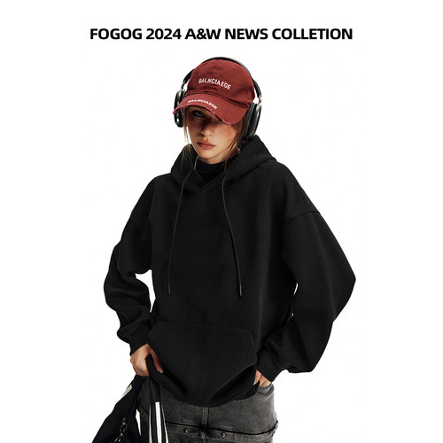 FOGOG春季美式休闲连帽卫衣