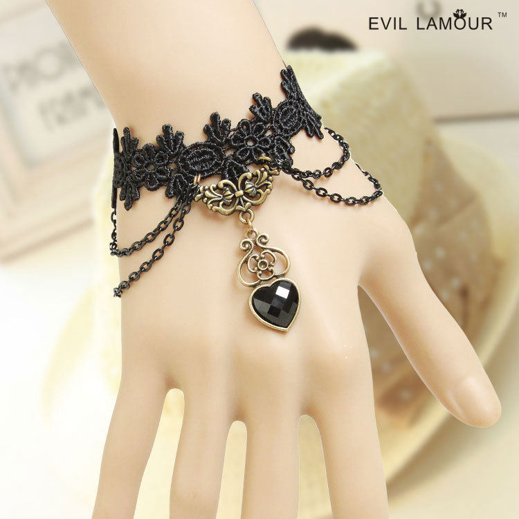 Europe and America Vampire love Retro Lace Ladies Bracelet manual DIY Exaggeration fashion jewelryin the Accessories/Fashion Jewelry, Bracelets  category - from Buy2taobao.com to provide professional Taobao agent buy service