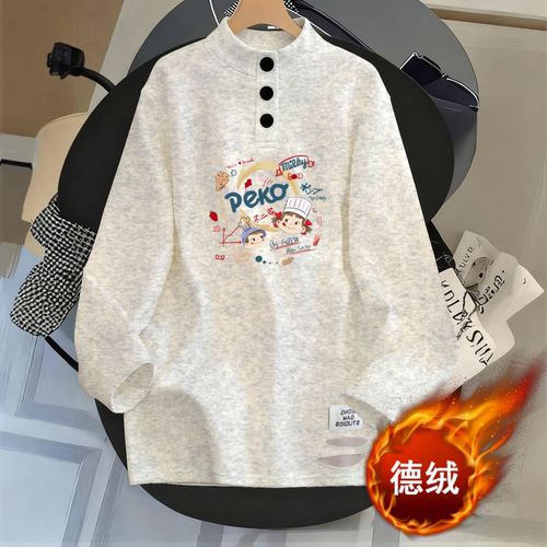 半高领长袖T恤2026秋冬设计感女宽松显瘦打底衫ins风漂亮上衣ins