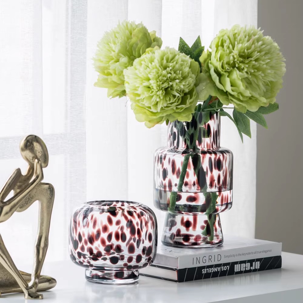 出口美国立体花瓶法式瓷器摆件