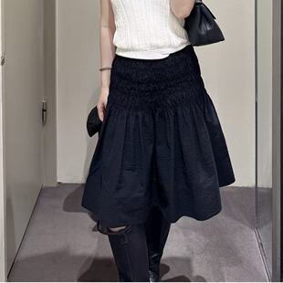 COS风女装 标准版型A字半身裙黑色2026春季新品1329293001