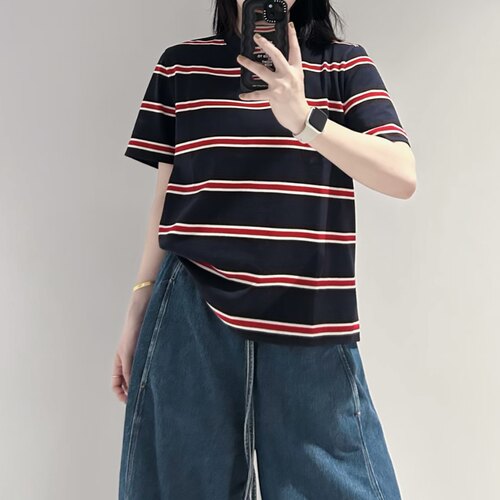 COS风女装 标准版型圆领T恤2026秋季新品上衣1325526022