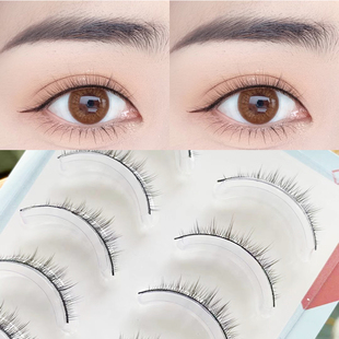 悠亦诗硬梗假眼睫毛女超自然仿真一片整条硬梗可撑双眼皮短款001