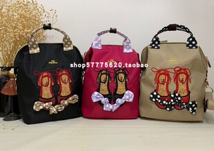 新款miszapatos森系刺绣双肩手提包休闲包多用包尼龙布儿童小包