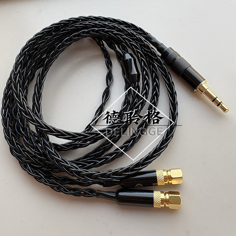 德聆格4.4平衡线he400 he500 he560 he600 he300单晶银耳机升级线