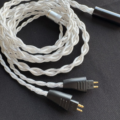 德聆格适用于Fostex TH909 TH900 MKII四芯卡农4.4平衡耳机升级线